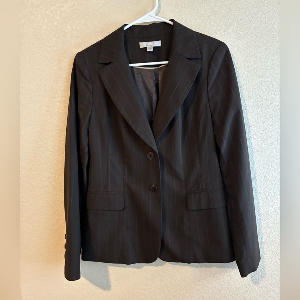 Caslon Charcoal Pinstripe Blazer